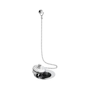 Vado Axbridge Ceramic Plug And Chain Basin Waste - Chrome
