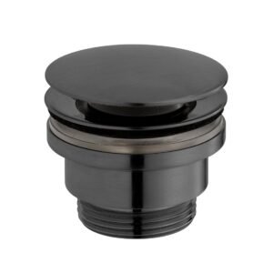 Vado Individual Universal Basin Waste - Brushed Gunmetal