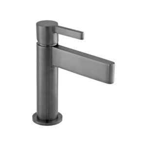 Vado Individual Edit Deck Mounted Mono Basin Mixer Tap - Brushed Gunmetal