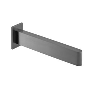 Vado Individual Edit Wall Mounted Bath Spout - Brushed Gunmetal