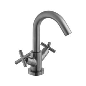 Vado Individual Elements Mono Basin Mixer Tap - Brushed Gunmetal