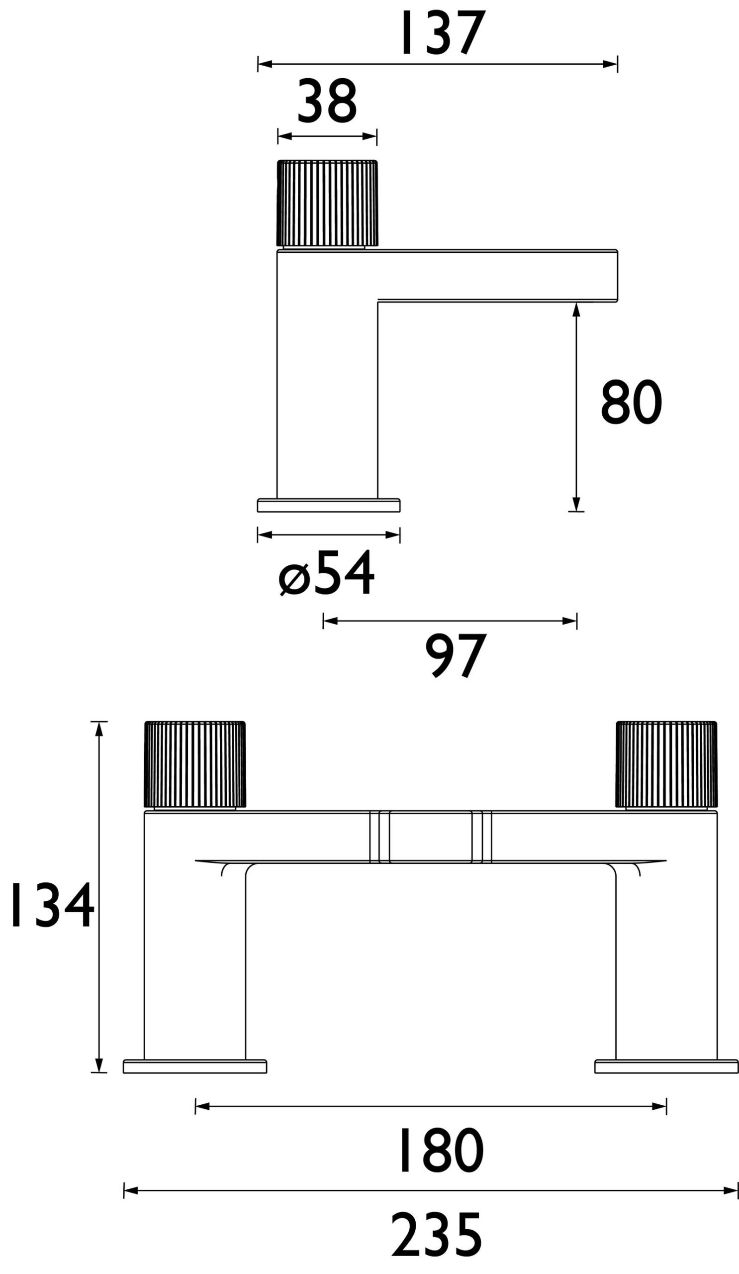 Bristan Liso Bath Filler Tap - Image 3