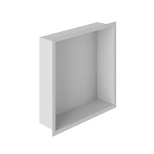 Vado Muse Recessed Wall Niche – 323mm Wide - Matt White