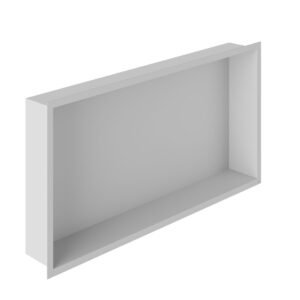 Vado Muse Recessed Wall Niche – 623mm Wide - Matt White