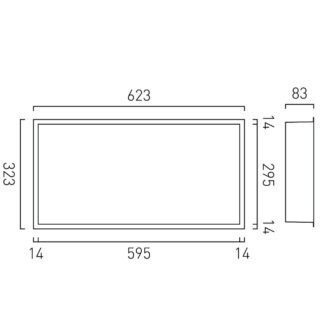 Vado Muse Recessed Wall Niche - 623mm Wide - Image 4