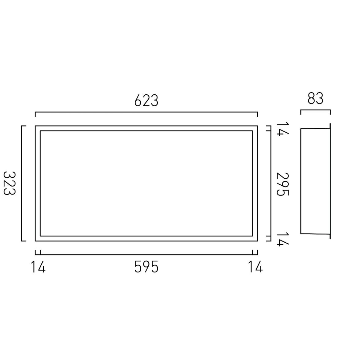 Vado Muse Recessed Wall Niche - 623mm Wide - Image 4