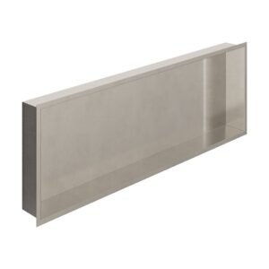 Vado Muse Recessed Wall Niche – 923mm Wide - Stainless Steel