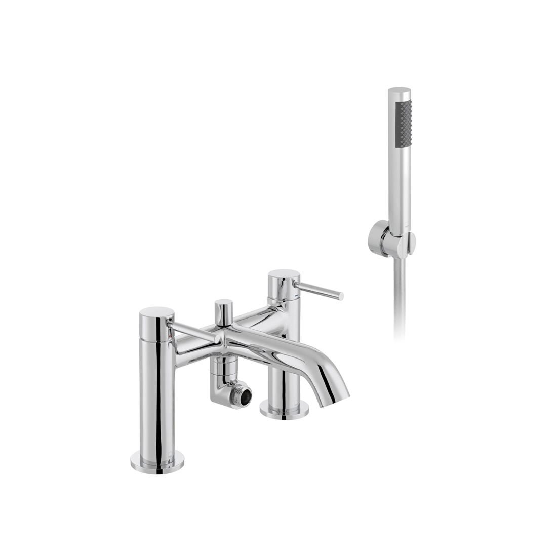 Vado Origins Bath Shower Mixer Tap - Chrome