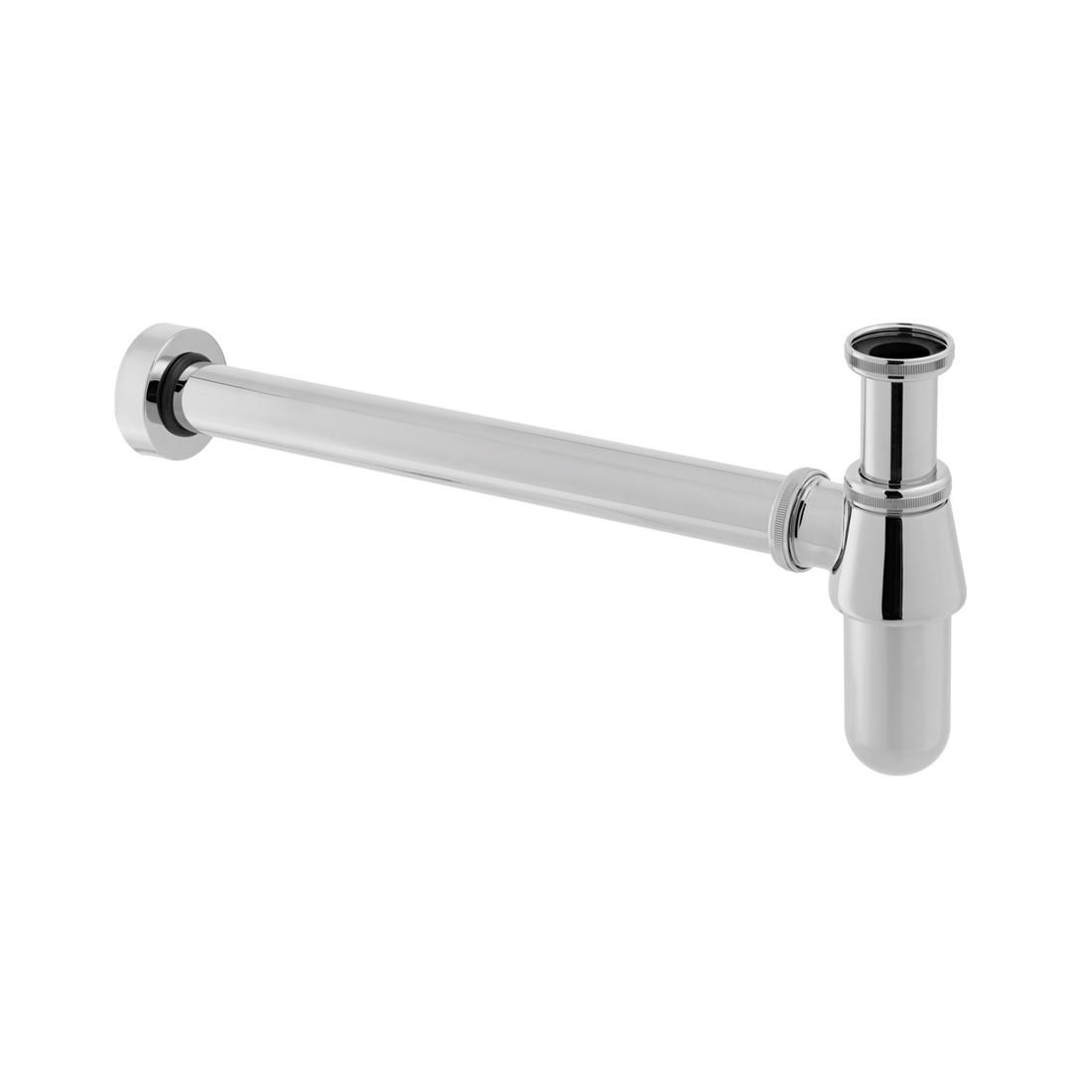 Vado Round Bottle Trap - Chrome