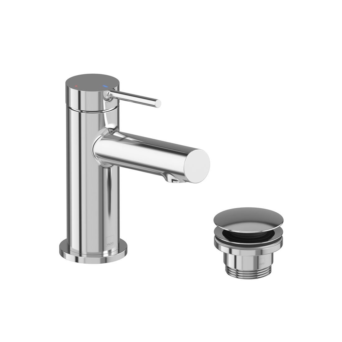 Vado Safari Mini Mono Basin Mixer Tap With Waste For Low Pressure System