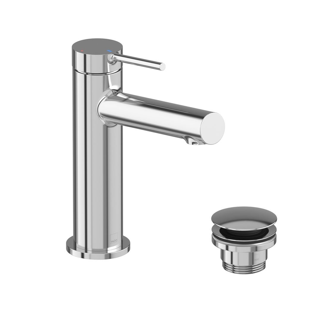 Vado Safari Mono Basin Mixer Tap With Waste For Low Pressure System