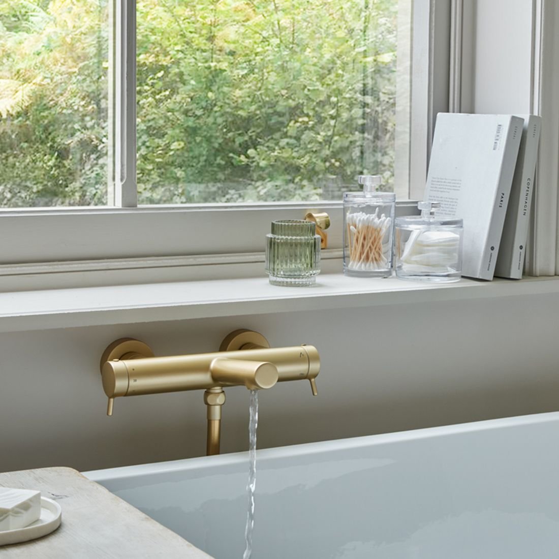 Vado Safari Wall Mounted Exposed Thermostatic Bath Shower Mixer Tap - Image 2