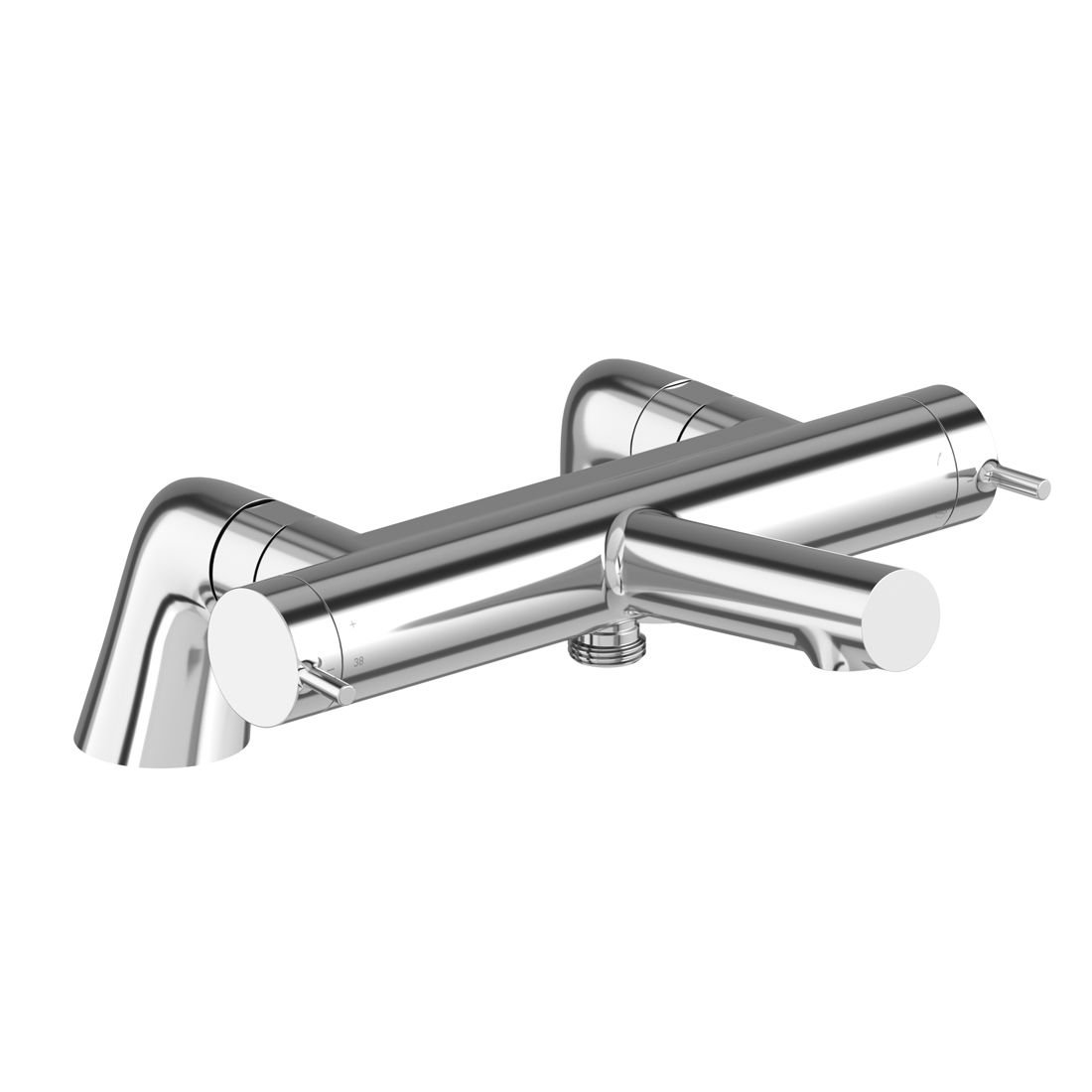 Vado Safari Deck Mounted Exposed Thermostatic Bath Shower Mixer Tap