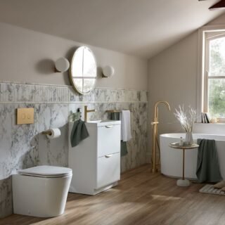 Vado Safari Freestanding Bath Shower Mixer Tap - Image 5