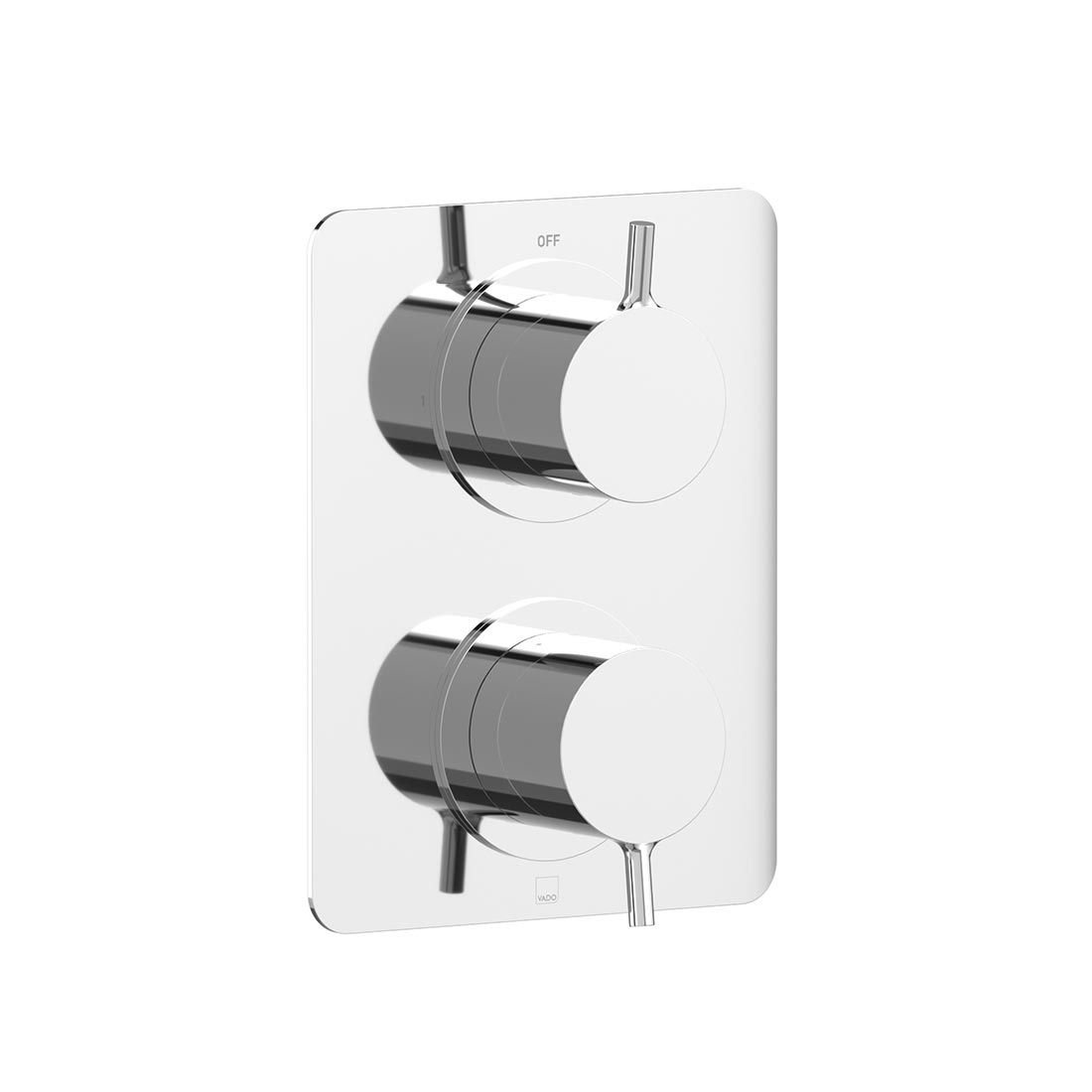 Vado Safari Lever 1 Outlet 2 Handle Thermostatic DX Concealed Shower Valve