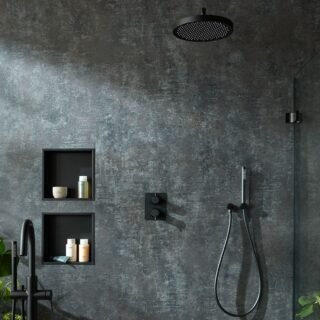 Vado Safari Lever 2 Outlet 2 Handle Thermostatic DX Concealed Shower Valve - Image 3