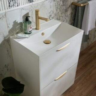 Vado Safari Knob Mono Basin Mixer Tap With Waste For Low Pressure System - Image 10