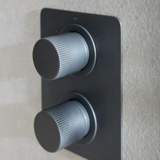 Vado Safari Knob 2 Outlet 2 Handle Thermostatic DX Concealed Shower Valve - Image 5