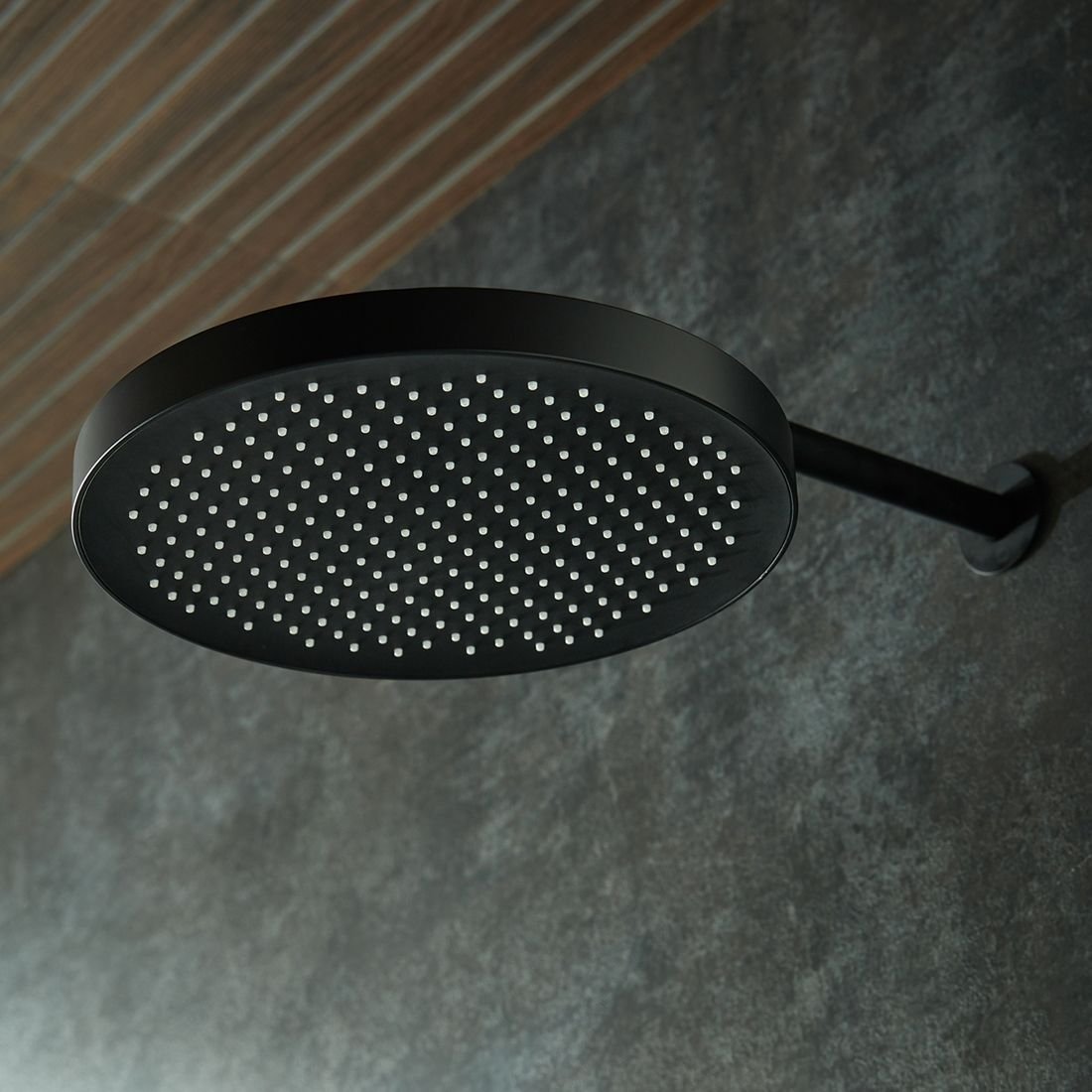 Vado Safari Round Deep Fixed Rainfall Shower Head - 320mm? - Image 4