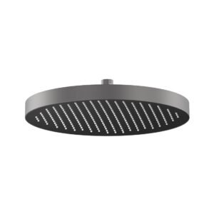 Vado Safari Round Deep Fixed Rainfall Shower Head – 320mm - Pewter