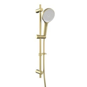 Vado Safari Multi Function Slide Rail Shower Kit - Satin Brass