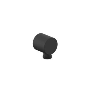 Vado Safari Round Wall Outlet - Matt Black