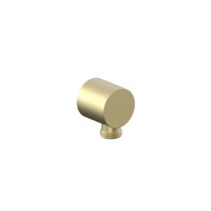 Vado Safari Round Wall Outlet - Satin Brass