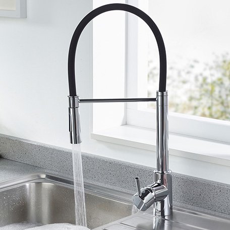 Bristan Silhouette Professional Kitchen Sink Mixer Tap - Chrome - Image 2