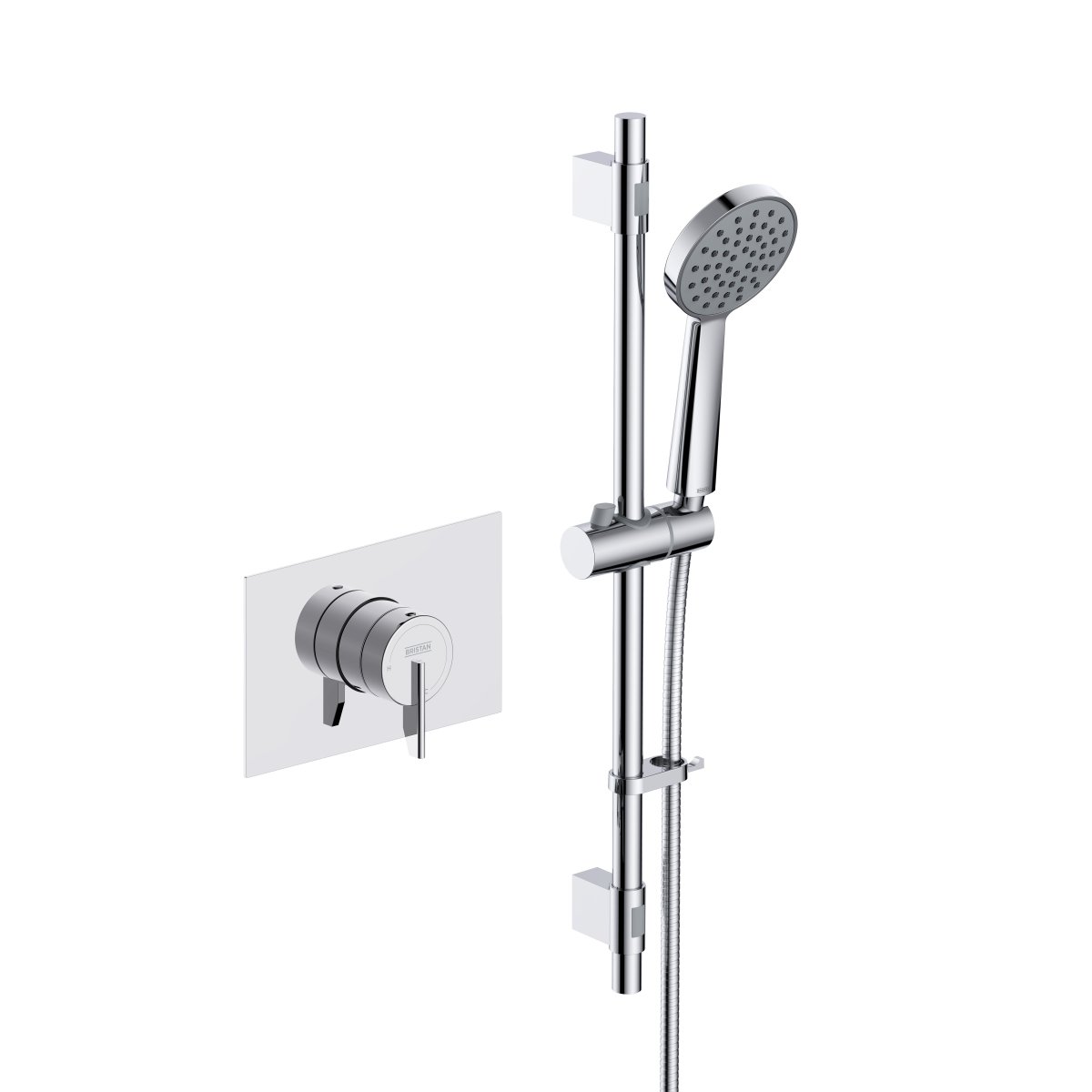 Bristan Sonique 1 Outlet Mini Concealed Shower Valve Kit - Chrome