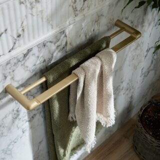 Vado Zoo Double Towel Rail - 600mm Long - Image 3