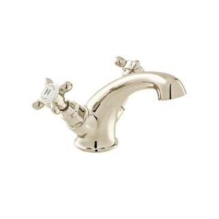 Booth and Co Axbridge Crosshead Smooth Body Mono Basin Mixer Tap - Image 4