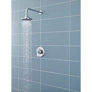 Hudson Reed Fixed Shower Head - 152mm Wide - Chrome - Image 2