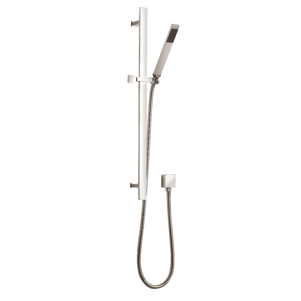 Hudson Reed Sheer Shower Slide Rail Kit With Pencil Handset - Chrome