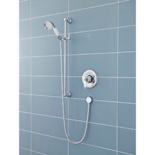 Hudson Reed Traditional Shower Slider Rail Kit With Handset - Image 2