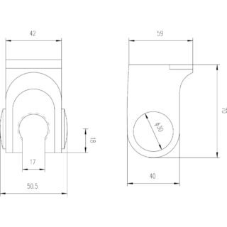 Hudson Reed Adjustable Wall Bracket - Chrome - Image 2