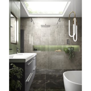 Hudson Reed Wetroom Screen With Arms And Feet - 8mm Glass - Image 6