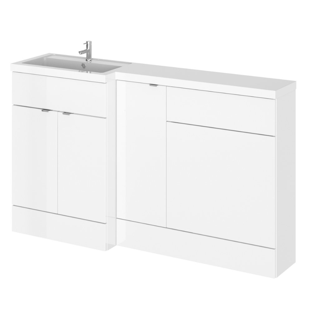 Hudson Reed Fusion Combination Unit With 600mm WC Unit - 1500mm Wide