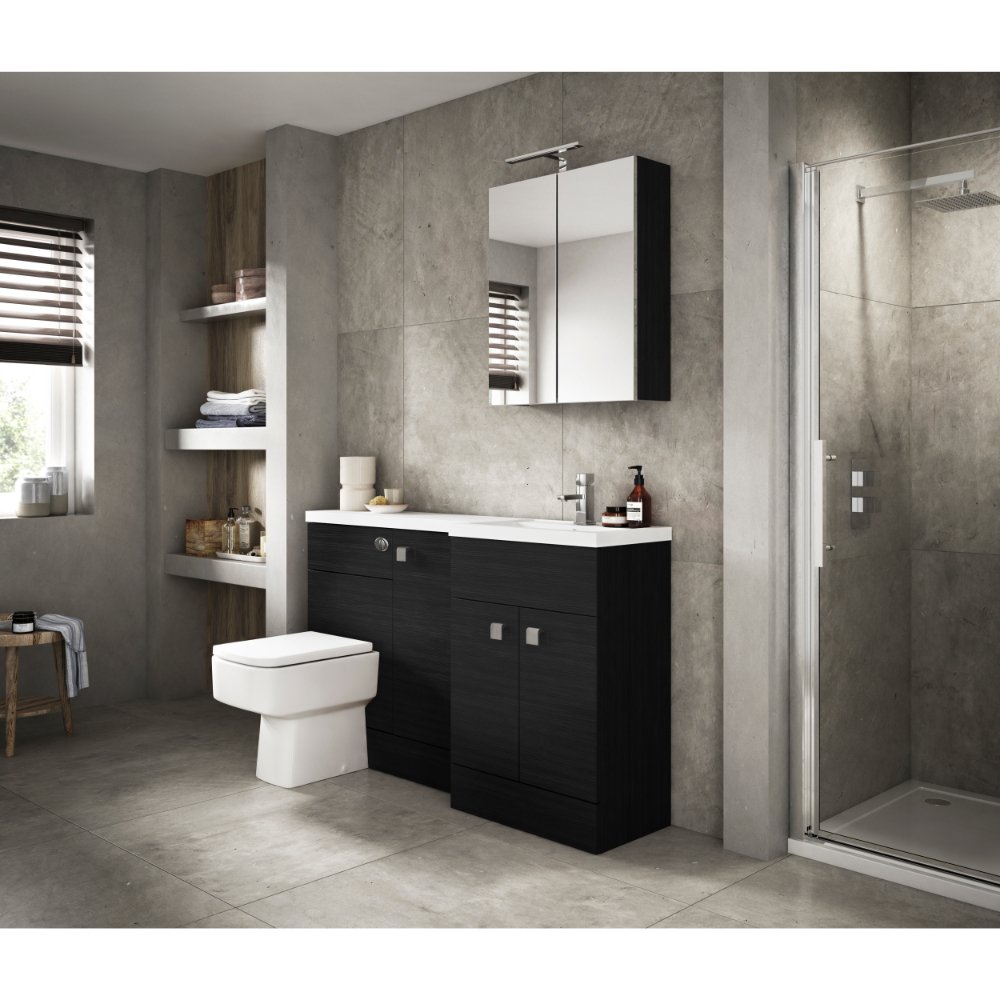 Hudson Reed Fusion Combination Unit With 600mm WC Unit - 1500mm Wide - Image 11