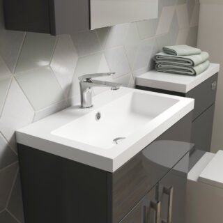 Hudson Reed Fusion Floorstanding Vanity Unit With Polymarble Basin - Image 7