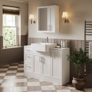 Hudson Reed Knurled Bar Furniture Handle - 160mm Centres - Image 4