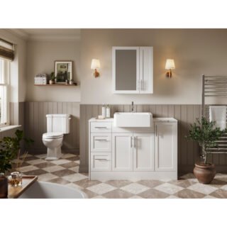 Hudson Reed Knurled Bar Furniture Handle - 160mm Centres - Image 2