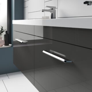 Hudson Reed Profile Furniture Handle - 160mm Centres - Image 2