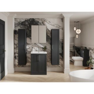 Hudson Reed Slimline D Shaped Furniture Handle - 128mm Centres - Image 2