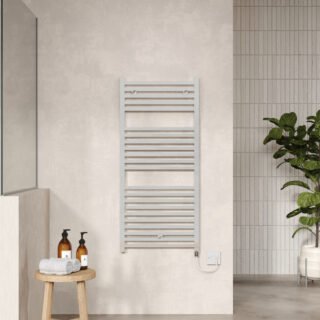 Hudson Reed Eton Electric Towel Rail - Chrome - Image 3