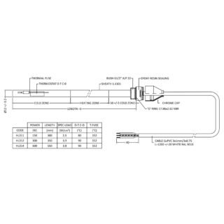 Hudson Reed Standard Heating Element - Chrome - Image 4
