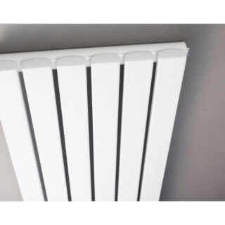 Hudson Reed Sloane Single Panel Vertical Designer Radiator - White - Image 6