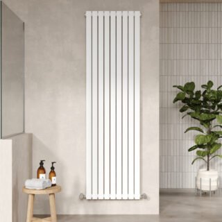Hudson Reed Sloane Double Panel Vertical Designer Radiator - Anthracite - Image 7