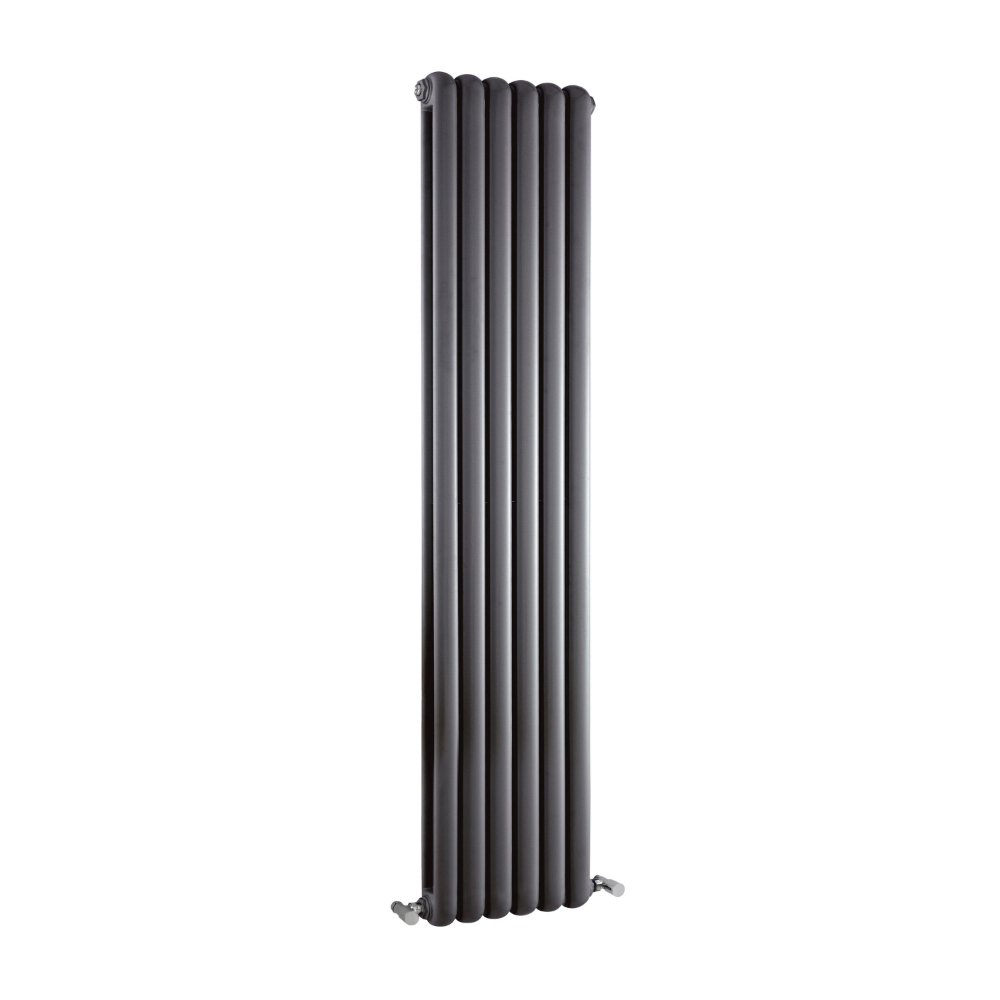 Hudson Reed Salvia Vertical Designer Radiator - Anthracite