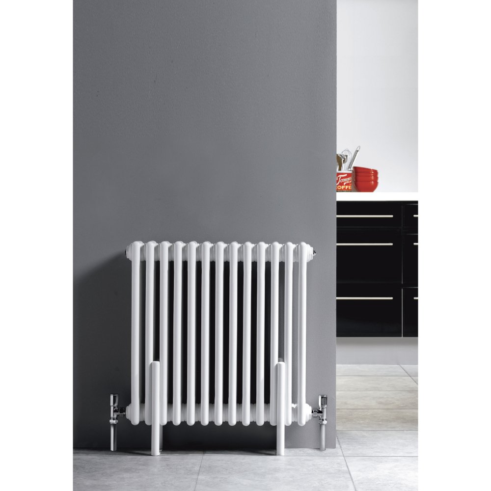 Hudson Reed Colosseum Traditional 3 Column Radiator - White - Image 3