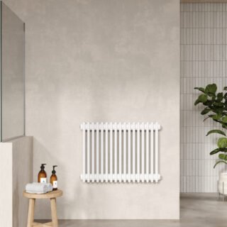 Hudson Reed Colosseum Traditional 3 Column Radiator - White - Image 4